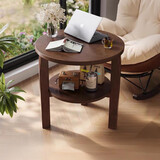 家逸实木小茶几简约沙发边柜客厅边几小圆桌创意边桌小茶桌子床头柜