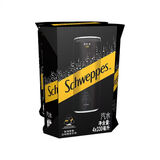 可口可乐（Coca-Cola）怡泉Schweppes 无糖零卡 苏打水汽水饮料 330mL*4罐 