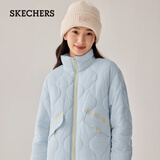 斯凯奇（Skechers）运动外套秋季立领外套轻盈柔软舒适保温防泼水防风棉服