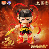 灵动创想哪吒之魔童闹海2周边搪胶大号手办玩偶周边公仔桌面摆件生日礼物