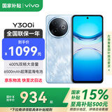 vivo Y300i【国家补贴15%】新品手机 全面抗摔金刚盾玻璃 6500mAh超薄蓝海电池 400%双扬大音量 雾凇蓝 8GB+128GB