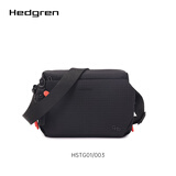 海格林【新年礼物】Hedgren斜挎包通勤骑行单肩包男女生日礼物节日送礼 Black 黑色  新年礼物礼盒装