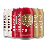 智美三种口味听装啤酒组合330ml*6听 比利时进口 露营聚会 京东自营