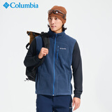 Columbia哥伦比亚抓绒衣男春秋背心马甲户外运动保暖抓绒服AE1056 467 L