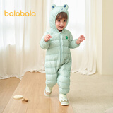 巴拉巴拉童装婴儿羽绒服宝宝轻薄连体衣抱衣爬服儿童冬装男童女童可爱萌趣