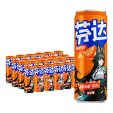 可口可乐（Coca-Cola）芬达x绝区零 联名款 橙味汽水 碳酸饮料330ml*24罐 整箱 不含周边