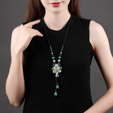 古语今风 毛衣链长款百搭挂件吊坠配饰项链复古装饰品秋挂饰2025新款 馥碧