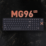 IQUNIX MG65系列矮轴机械键盘无线三模适配Mac平板办公超薄游戏 MG96 Pro 夜游黑 轻羽轴