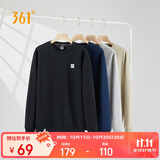 361°卫衣男装秋装长袖运动服休闲跑步圆领宽松上衣套头衫652334801D-6