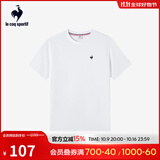 乐卡克法国公鸡夏季圆领短袖T恤 L242UECA0301 瓷白色 XL