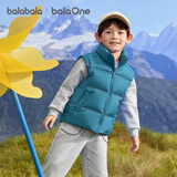 巴拉巴拉童装儿童羽绒马甲2025新款冬装男女童亲子装保暖外套羽绒服简约潮