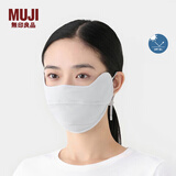 无印良品（MUJI）男女通用 防紫外线 凉感口罩 防晒 夏季遮阳无性别 男式女式  灰色 长26.5*宽12.5cm