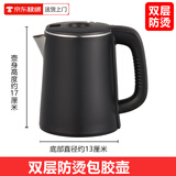适用美菱茶吧机配件通用电热烧水壶食品级304不锈钢壶 包胶不锈钢壶