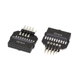 尘土 Type-e转接头USB3.1前置挡板线Type-E转Type-C母 SATA主板 PCI拓展转接头电源线适配器连接线 主板USB3.0 19针转USB2.0 9P接头 【一个装】