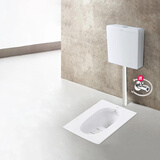 法恩莎（FAENZA） 蹲便器自洁施釉冲水箱套装防臭防滑陶瓷蹲坑蹲厕便池套装 预售 5601C带水箱【无存水弯高度175】