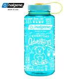 乐基因（nalgene）美国大容量水杯户外运动健身男女夏季便携塑料水壶耐高温杯子1L