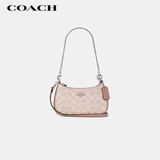 蔻驰（COACH）【品牌直供】女士TERI手提单肩斜挎新月包拼色CW323新年礼物