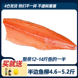 优到挪威冰鲜三文鱼刺身(大西洋鲑) 中段盒装生鱼片生鲜鱼类 年夜饭 三文鱼柳半边2.6~ 2.3kg