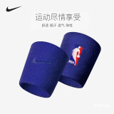 NIKE 耐克护腕男运动女保暖篮球扭伤网球跑步擦汗健身吸汗护手腕带 NBA【蓝色】AC9682-471 均码2只装