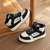 回力儿童棉鞋秋冬加绒板鞋男女童运动鞋雪地靴 WZ(TH)-2089 米黑 34