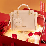 欧时纳（JUST STAR）包包女款2025年新款单肩斜挎包轻奢手提包高级感女士包生日礼物女