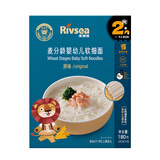 禾泱泱婴幼儿软细面原味180g钙铁锌麦分龄面条初尝6月+