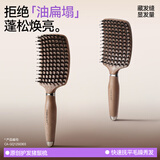 Creative art梳子猪鬃毛蓬松神器造型高颅顶学生宿舍护发养发外出便携松塔梳