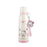 杯具熊（BEDDYBEAR）正品儿童保温杯316不锈钢男女大容量户外学生水杯礼物 点点kitty-运动杯- 600ml
