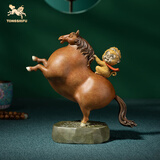 铜师傅《马上封侯》客厅 桌面 铜马摆件 家居装饰工艺品