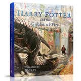 哈利波特与火焰杯4 Harry Potter and the Goblet of Fire 英版彩绘插图版 平装  JK罗琳Harry Potter 英文进口原版Bloomsbury 进口原版 英文书