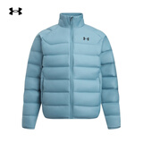 安德玛（Under Armour）UACore男子轻质运动休闲短款鸭绒羽绒服6010876 烟熏蓝418 M 建议拍大一码