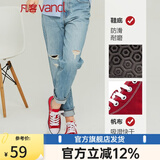 凡客诚品VANCL帆布鞋低帮女款百搭时尚运动板鞋韩版潮流 红色 34