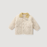 巴厘小猪（BALIPIG）宝宝棉袄女童秋冬季外衣保暖夹棉外套男童棉衣冬装上衣儿童棉服巴 杏色 90 cm