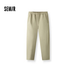 森马（Semir）休闲裤男三防软壳裤加绒直筒裤2025冬季长裤通勤基础109725127101