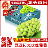 融鲜云南阳光玫瑰葡萄晴王香印青葡提子水果礼盒当季应季礼物盒 整箱3斤商超果 单粒8-10g净重2斤 生鲜水果  源头直发
