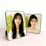 世纪开元 洗照片做成框定制宝宝相片打印水晶摆台件婚纱照挂墙全家福相册 8英寸*2欧式银版画