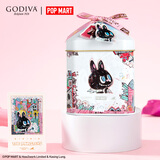 歌帝梵（Godiva）联名泡泡玛特拉布布覆盆子黑巧克力礼盒 10颗70g 生日礼物