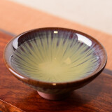 闽茶府钧窑天目茶具茶杯  仿建盏陶瓷水杯茶盏品杯 夏雨斗笠