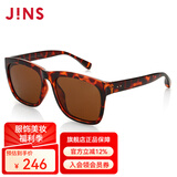 JINS睛姿太阳眼镜TR90轻盈镜框墨镜防晒时尚开车太阳镜MRF15S856 86 豹纹