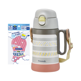 孔雀（Peacock）保温杯儿童灰色+旭包鲜日本进口洁娃娃
