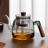泥也煮茶壶玻璃泡茶壶茶水壶大容量电陶炉专用加厚烧水壶家用办公喝茶