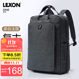乐上（LEXON）休闲双肩包男14/15.6英寸笔记本电脑包通勤旅行包轻便书包绿色