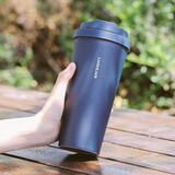 乐扣乐扣（LOCK&LOCK）保温杯遇见元气保温保冷咖啡杯男女高颜值水杯子550ML海蓝色