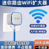 乐光 千兆迷你无线路由器有线转wifi网络小型家用AP桥接穿墙信号中继放大器超小巧便携式插网线双网口 【单网口300M】+1米精美网线