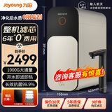九阳热小净加热净水器家用净热一体机饮水机大通量直饮机RO反渗透厨下净水机纯水机净饮机R2 R1 JYW-RF601-1000