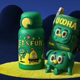 UOOHA立净保温杯大容量水杯带盖吸管盲盒杯 儿童送女生送情侣 生日礼物