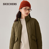 斯凯奇（Skechers）外套女款装新品2026年保暖棉服短款上衣L425W077