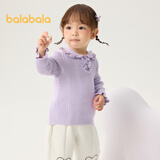 巴拉巴拉婴儿毛衣儿童冬季线衫男女童毛衫宝宝针织衫甜美208424103204
