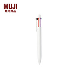 无印良品（MUJI）六角六色圆珠笔 NBA25A0A 学生文具彩色按压式 黑色/红色/紫色/绿色/水蓝色/蓝色 0.7mm