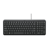 罗技（Logitech）K106 键盘 有线键盘 办公键盘 紧凑型 黑色 99键